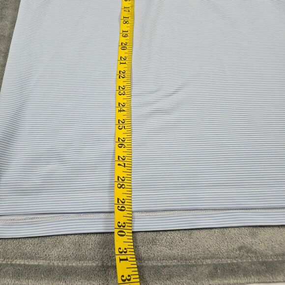 Greyson Men's Blue Striped Golf Polo Shirt Size L - Picture 8 of 11